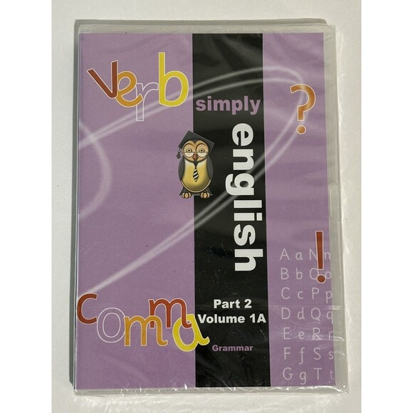 Simply Eng. Part 2 Vol. 1A DVD Simply Maths Study Program Brand New/Sealed 2006 - Picture 1 of 3
